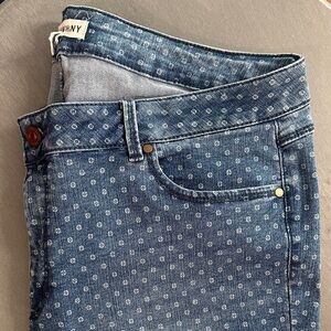 Denim Patterned Jeggings